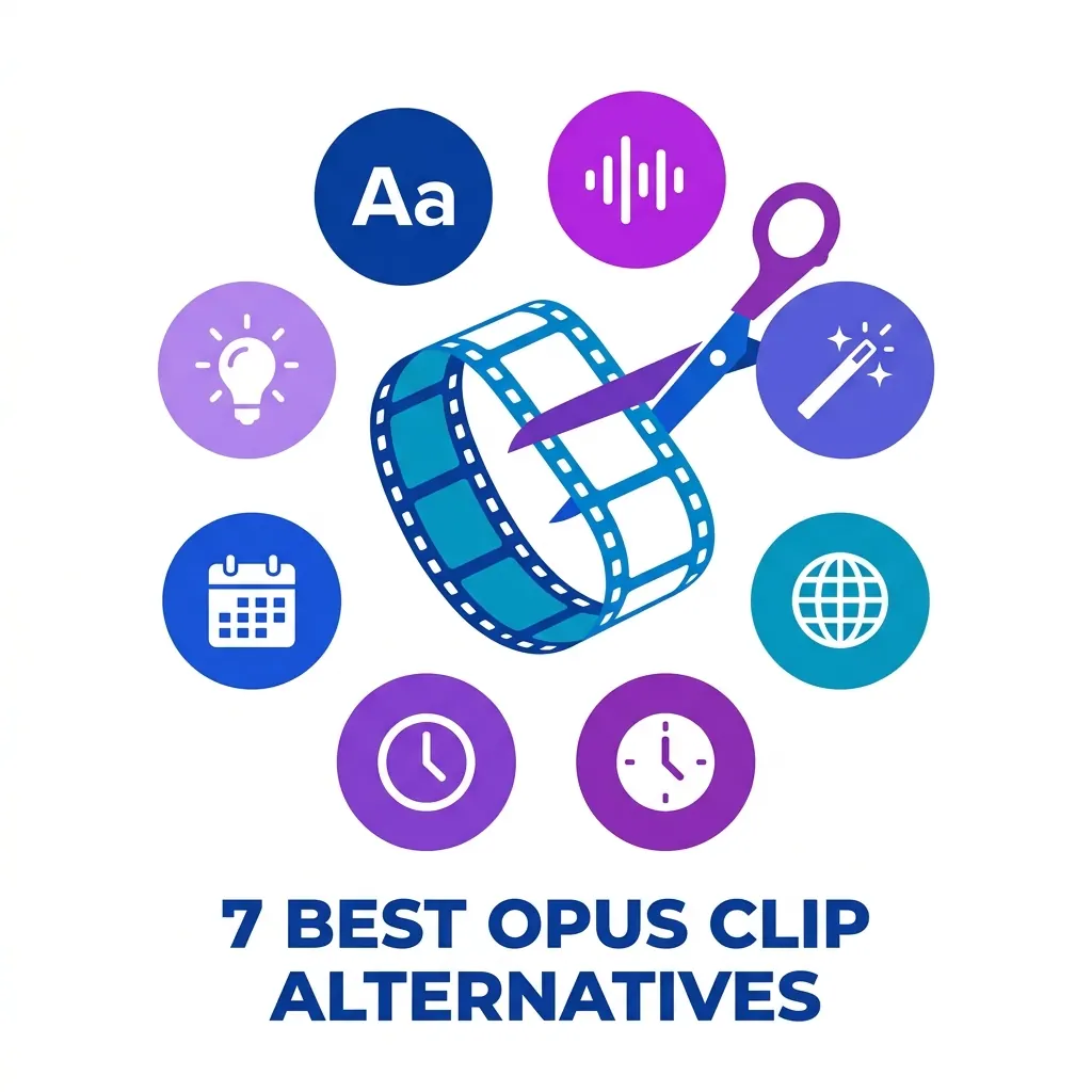 7 Best Opus Clip Alternatives in 2026: Ranked for Speed and Languages
